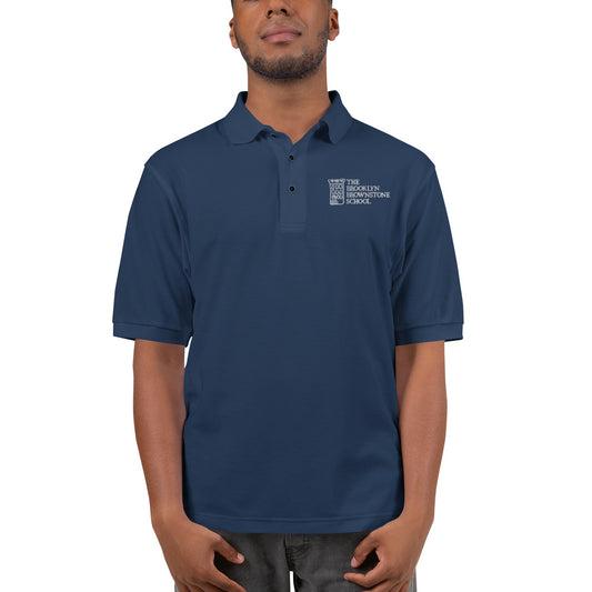 TBBS - Adult Embroidered Blue Polo