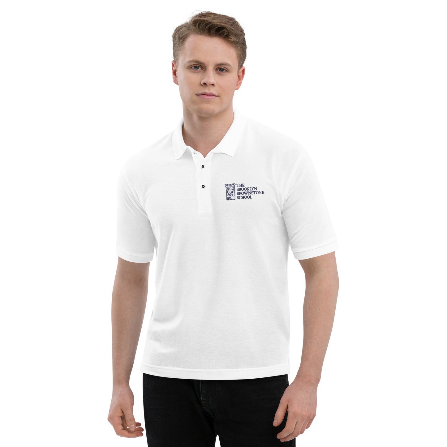 TBBS - Adult Embroidered White Polo