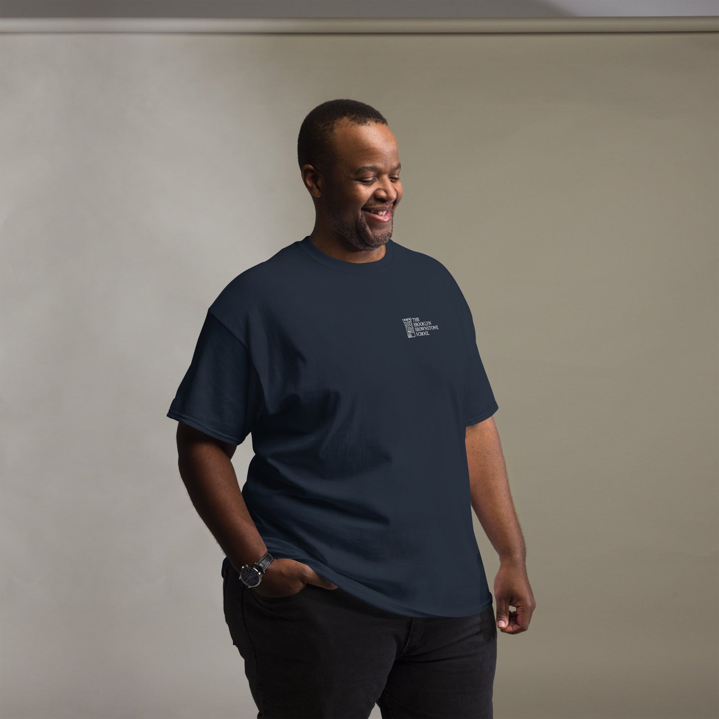 TBBS - Adult Embroidered Blue T Shirt