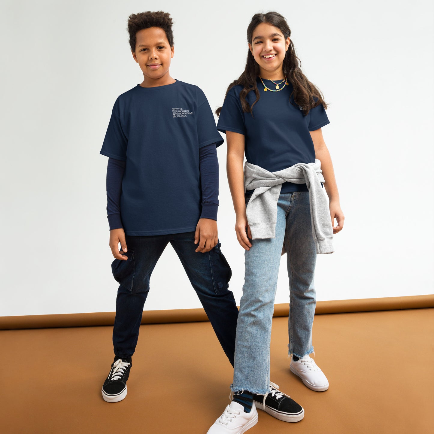 TBBS - Kids Embroidered Blue T Shirt / Gildan 5000B