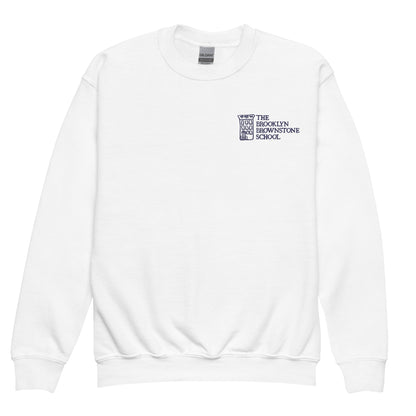 TBBS - Kids Embroidered White Sweatshirt