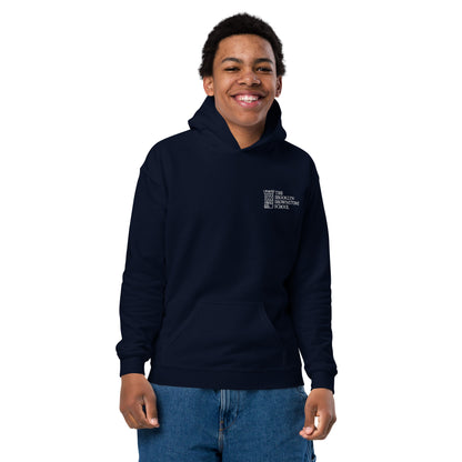 TBBS - Kids Embroidered Blue Hoodie