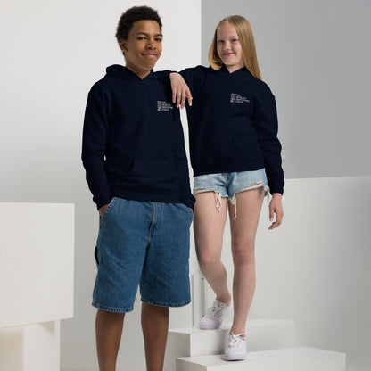 TBBS - Kids Embroidered Blue Hoodie