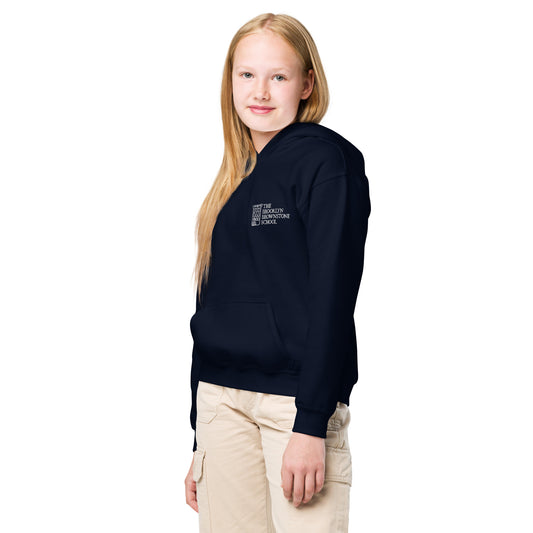 TBBS - Kids Embroidered Blue Hoodie