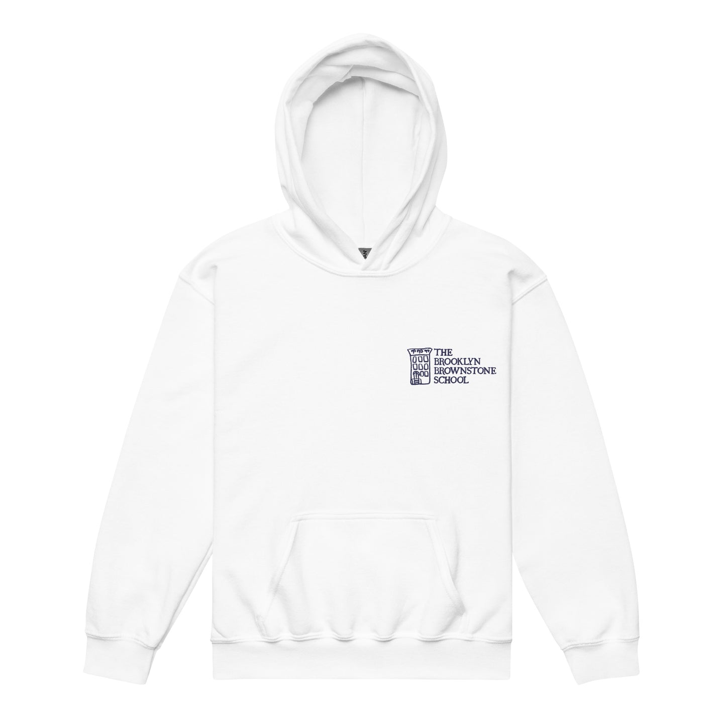 TBBS - Kids Embroidered White Hoodie