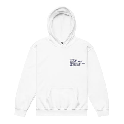TBBS - Kids Embroidered White Hoodie