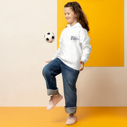 TBBS - Kids Embroidered White Hoodie