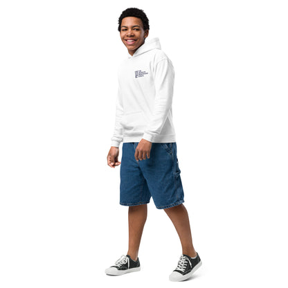 TBBS - Kids Embroidered White Hoodie