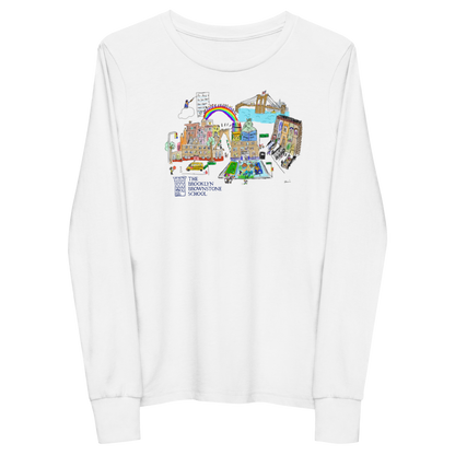 "Walking on a rainbow..." Youth LS Soft Cotton Tee